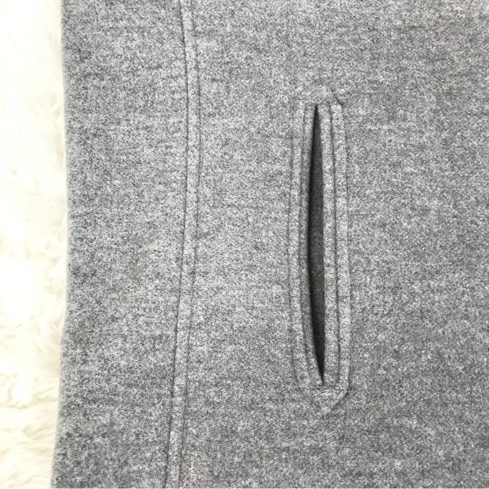 LIZ CLAIBORNE Gray Wool Cashmere Peacoat Jacket Size XL Double Breasted‎ Winter